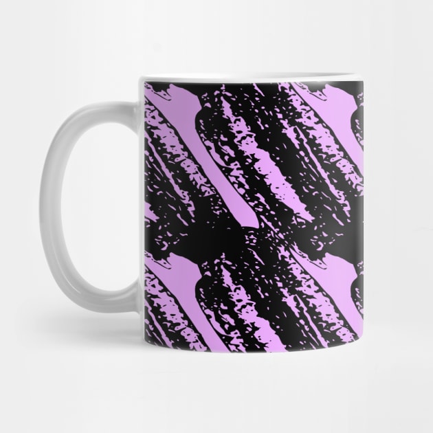 Black abstraction on a lilac, violet background by grafinya